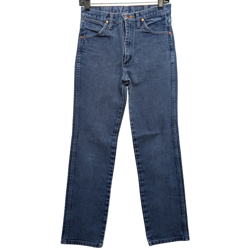 Y2K Wrangler 936DEN Cowboy Cut Slim Fit Jeans Mens 30x32 Blue Medium Wash